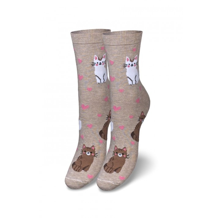 Жіночі гладкі шкарпетки Milena 37-41