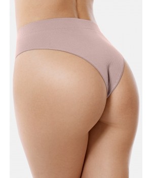 Бразиліана жіночі безшовні трусики в рубчик giulia brasilian briefs rib S/M