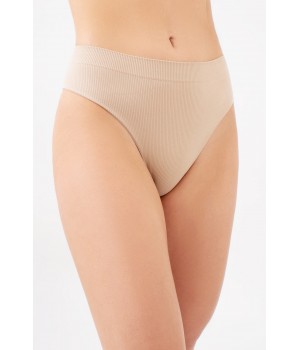 Бразиліана жіночі безшовні трусики в рубчик giulia brasilian briefs rib S/M