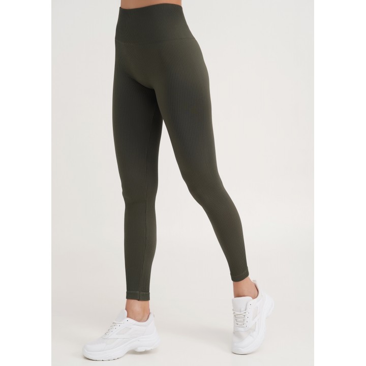 Легінси жіночі в рубчик з пуш-ап giulia leggings rib L/XL