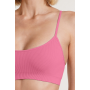 Жіночий безшовний топ-брасьер в рубчик giulia cami top rib S/M