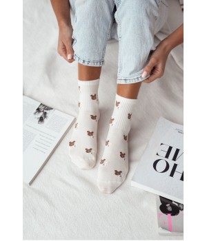 Жіночі гладкі шкарпетки Milena 37-41