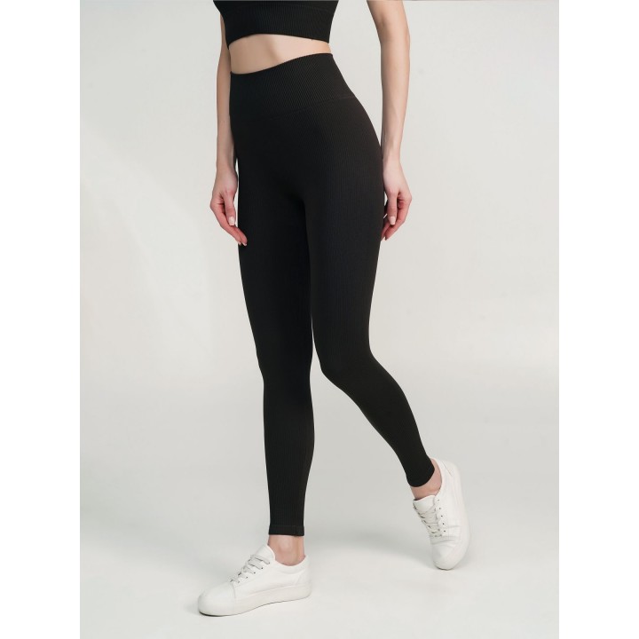 Легінси жіночі в рубчик giulia leggings rib 02 S/M