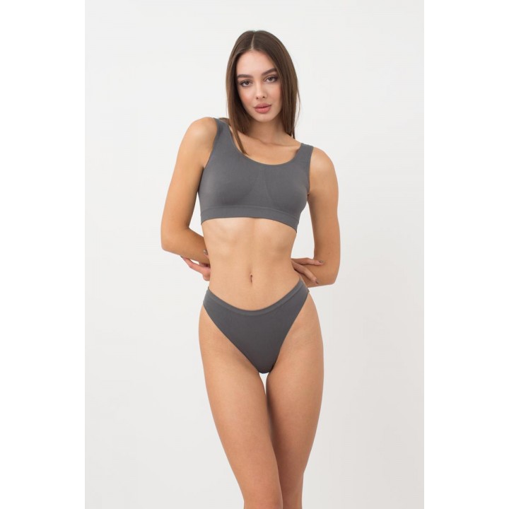 Бразиліана жіночі безшовні трусики giulia brasilian briefs color L/XL