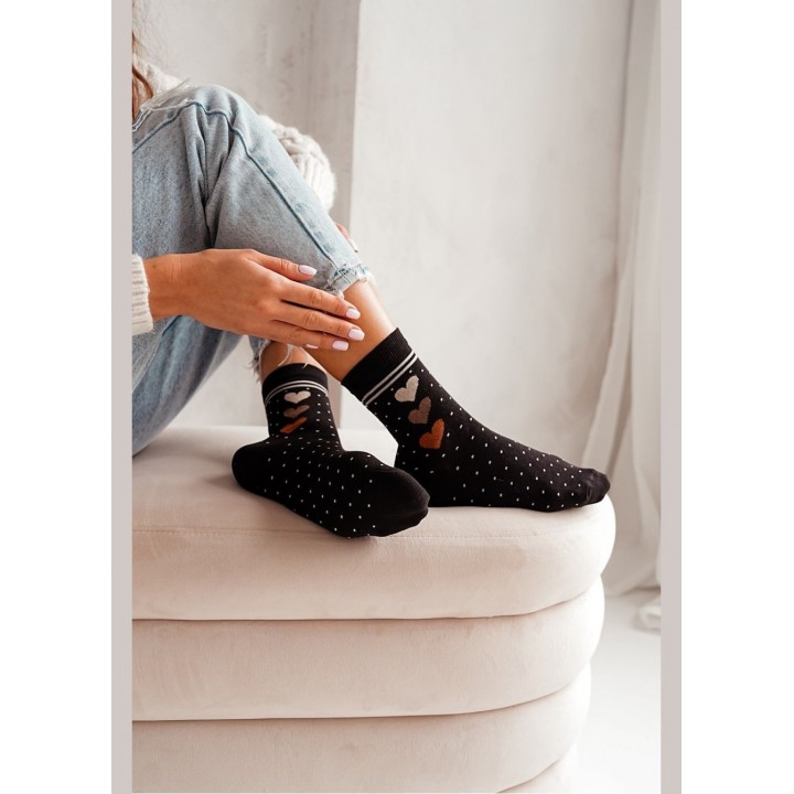 Жіночі гладкі шкарпетки Milena 37-41