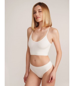 Стрінги жіночі безшовні трусики giulia string briefs grain S/M