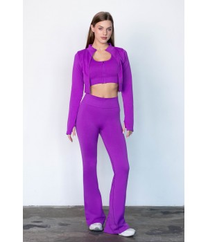 Легінси жіночі TM "Flexit" безшовні з синтетичних волокон, машинне в'язання, XY492, 97% поліамід, 3% еластан