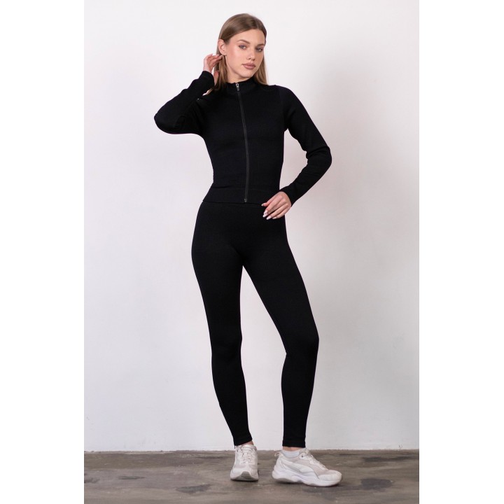 Легінси жіночі TM "Flexit" безшовні з синтетичних волокон, машинне в'язання, B03, 97% поліамід, 3% еластан