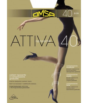 Класичні жіночі колготки omsa Attiva 40 castoro 3-M