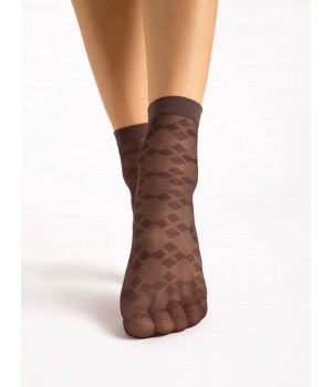 Жіночі гладкі шкарпетки Fiore una 20 den one size