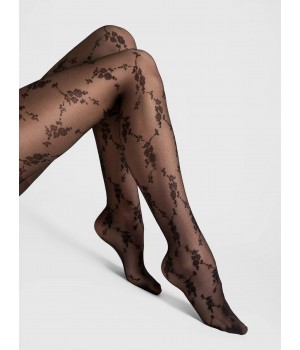 Жіночі колготки з узором fiore rosalia 20 den 3