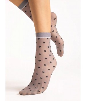 Жіночі гладкі шкарпетки Fiore elia 20 den one size