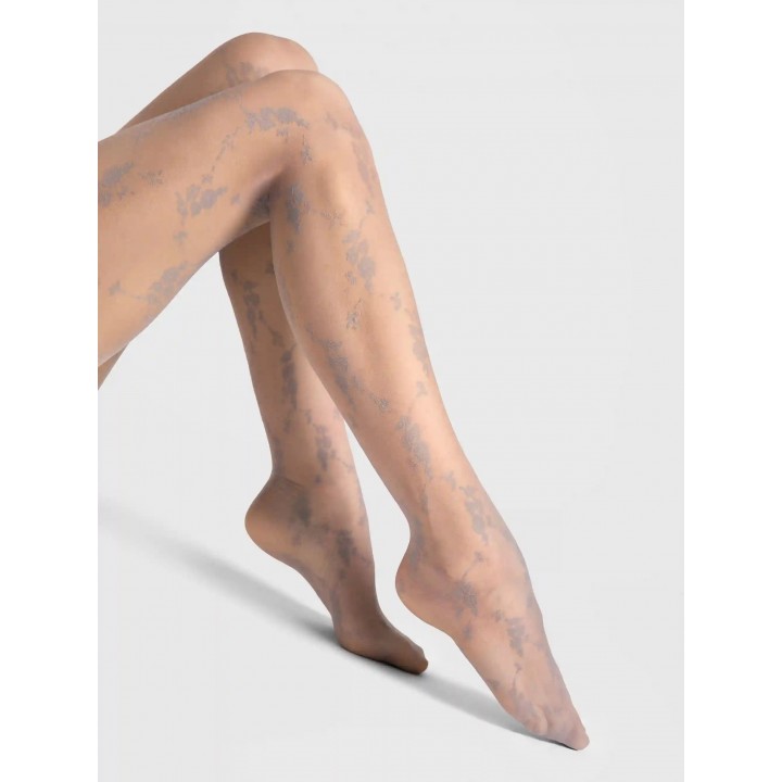 Жіночі колготки з узором fiore rosalia 20 den