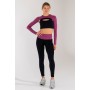 Легінси жіночі з широкою резинкою та моделюючим швом FLEXIT FLEXING LEGGINGS GLAM S/M