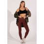Легінси жіночі з широкою резинкою та моделюючим швом FLEXIT FLEXING LEGGINGS GLAM L/XL