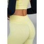 Легінси жіночі в рубчик з моделюючим швом FLEXIT FLEXING LEGGINGS POWER XXS/XS