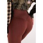 Легінси жіночі з широкою резинкою та моделюючим швом FLEXIT FLEXING LEGGINGS GLAM S/M