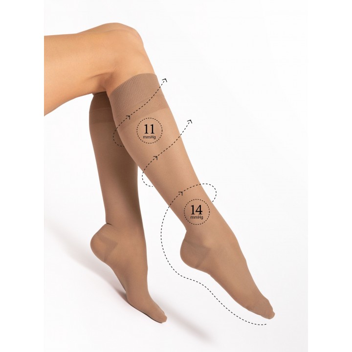 Жіночі компресійні гольфи Fiore Travel 30 Firm one size