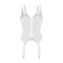 Корсет obsessive Arrowel White gorset biały L/XL
