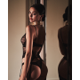Корсет obsessive Lune Bellis gorset i stringi M/L