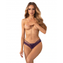 Трусики obsessive Vibres stringi otwarte L/XL
