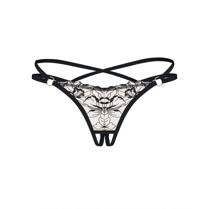 Трусики obsessive Vila Blanes stringi otwarte XS/S