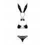 Комплект obsessive Night Bunny kostium 4-częściowy L/XL