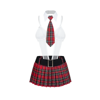 Комплект obsessive College Girl kostium 5-częściowy L/XL