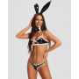 Комплект obsessive Night Bunny kostium 4-częściowy S/M