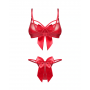Комплект obsessive Gifty Red komplet 2-częściowy L/XL