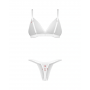 Комплект obsessive Weddya Bride komplet 3- częściowy S/M