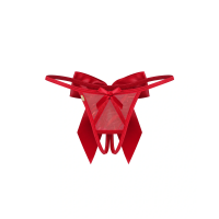 Трусики obsessive Gifty Red stringi otwarte S/M