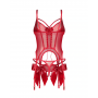 Корсет і стрінги Gifty Red gorset i stringi S/M