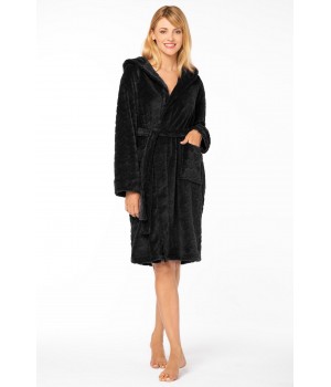 Халат ENVIE CUPID S/M черный