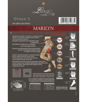Колготки Marilyn Lux Line Shape 5 3 Бежеві