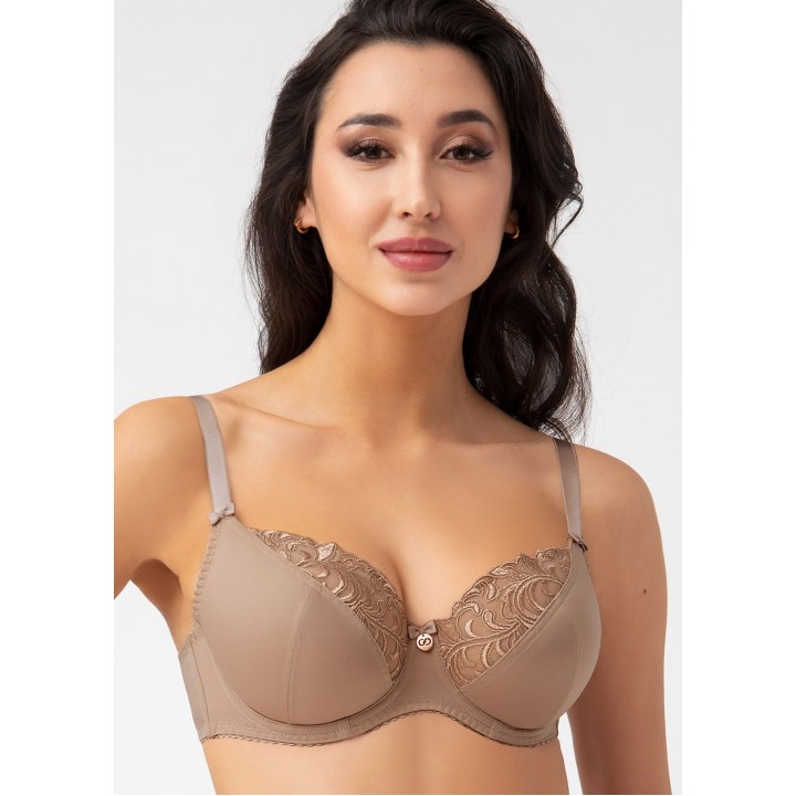 Бюстгальтер GORSENIA K378 VICTORIA BIG 75G бежевый