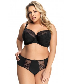 GORSENIA K358 BLANCA M черные трусы