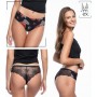 Трусики JULIMEX TANGA WILD HEARTS, розмір S, чорні