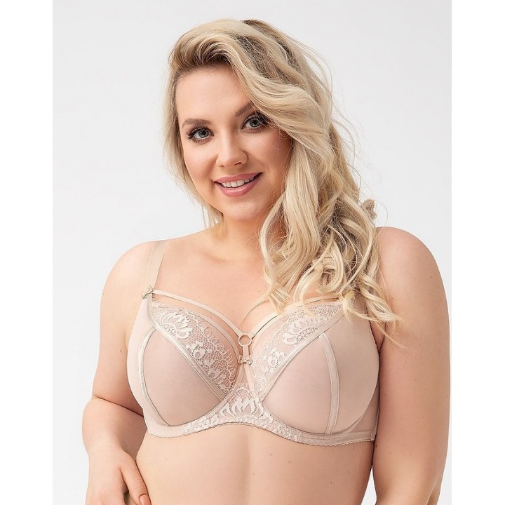 БЮСТГАЛЬТЕР GORSENIA K496 PARADISE BEIGE BRA 75H бежевий