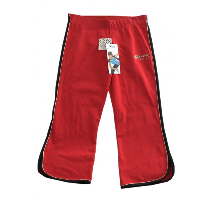 SPODNIE ACTIVE WEAR SPORT 3/4 36 czerwony