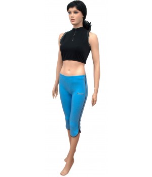 SPODNIE ACTIVE WEAR SPORT 3/4 36 niebieski