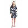 DE LAFENSE BATHROBE 671 HEARTS XL графит