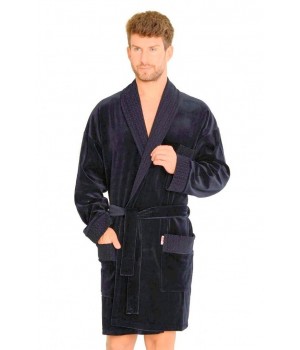 ХАЛАТ DE LAFENSE 711 VELVET XL темно-синій