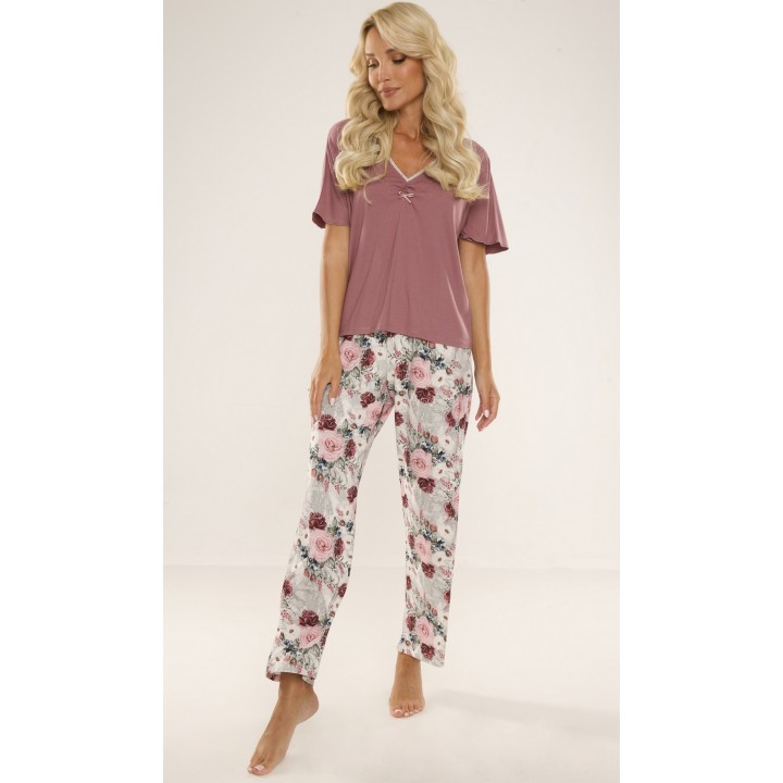 ПІЖАМА DE LAFENSE 720 FINESS XL ягода