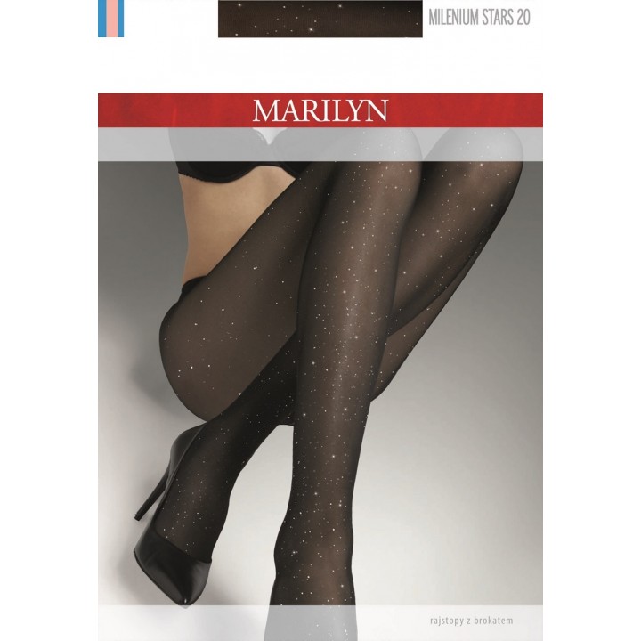 КОЛГОТКИ MARILYN MILENIUM STARS 20 E. СИНИЕ 3/4