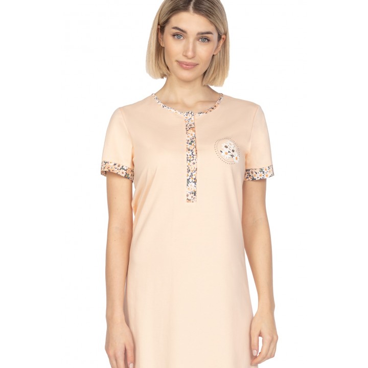 СОРОЧКА REGINA 124 АБРИКОСОВИЙ /M