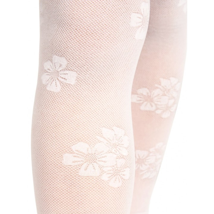 КОЛГОТКИ NOVITI RM006-G-02 КВІТКА КОРНЕЛІЇ БІЛІ 128-134