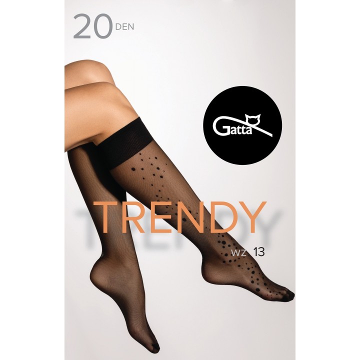 НОСКИ GATTA TRENDYLINE W.13 NERO