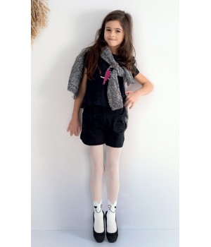 КОЛГОТКИ KNITTEX МІНІ СРІБЛЯСТОГО КОЛЬОРУ 134-140