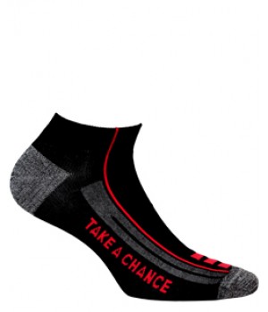 STOPKI WOLA WZOROWANE MĘSKIE W997 BLACK 41/43